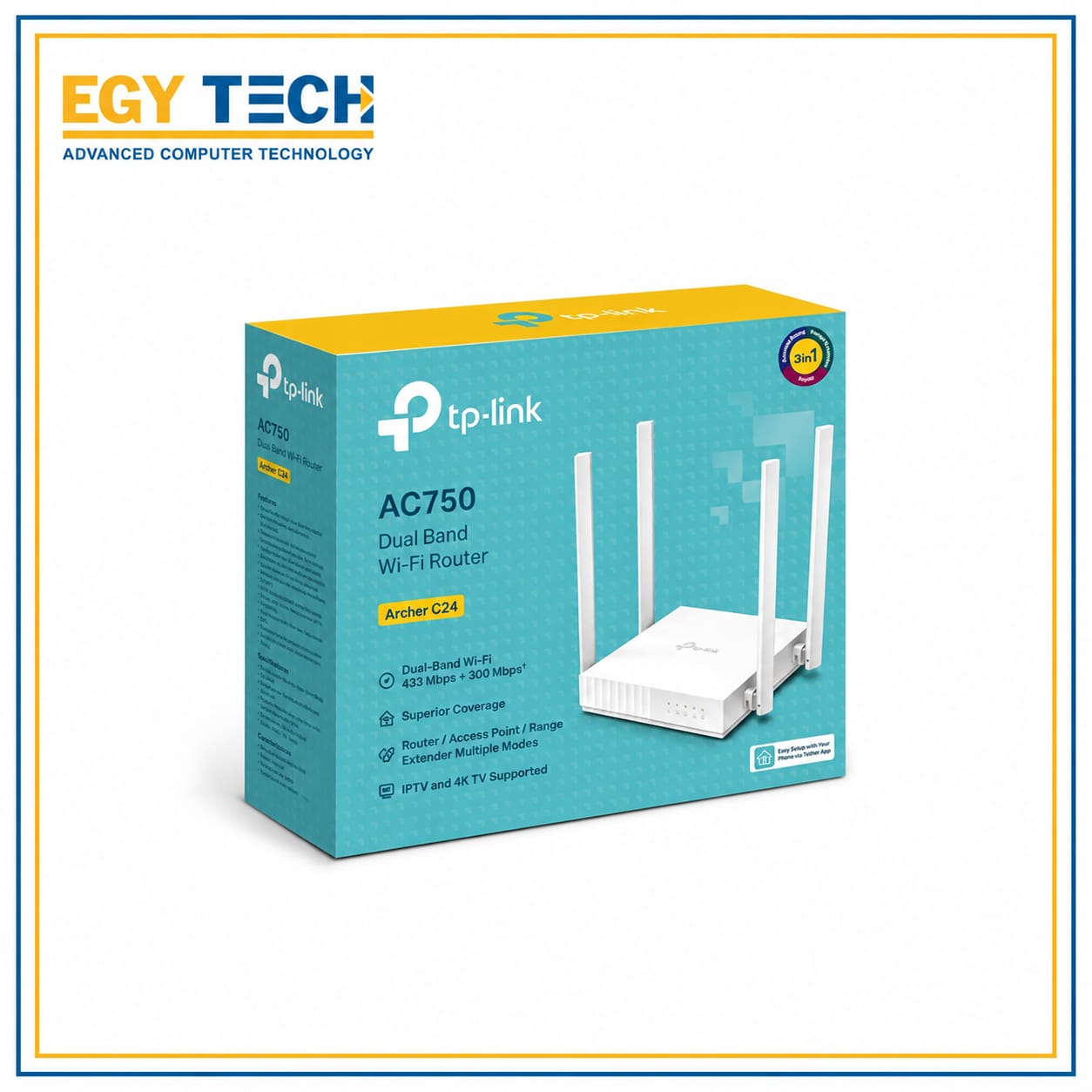 TP-Link / Archer C24 / AC750 Range Extender & Access Point & Router