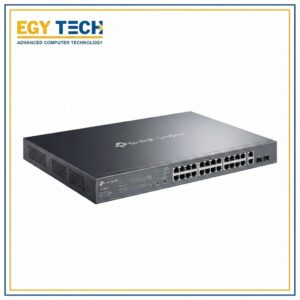 TP-Link / ES228GMP / Omada 24 Port Gigabit POE ( 24 POE – 384 Watt ) & 2× GE RJ45 Ports + 2× GE SFP Ports Easy Managed Switch