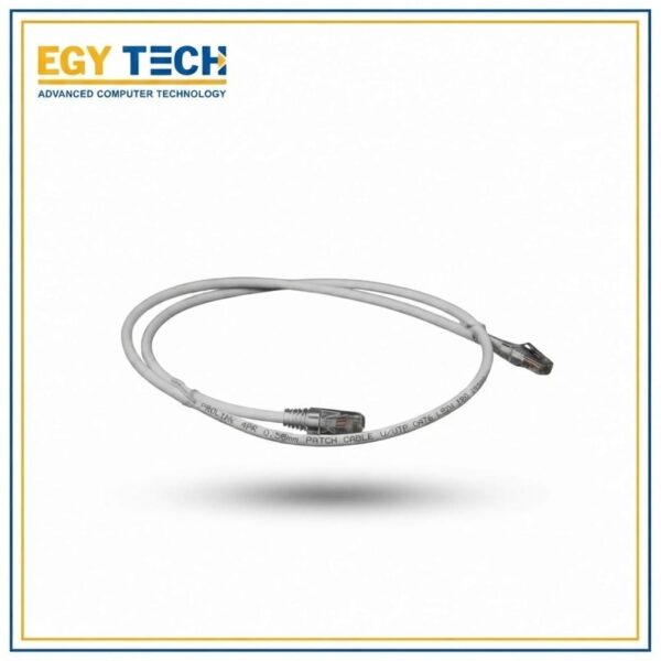 ProLink UNSHIELDED CAT6 PATCH CORD W/ T568B WIRING, 1M, LSZH White PL-PC-U6-1W