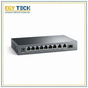 TP-Link / ES210GMP / Omada 8 Port Gigabit POE ( 8 POE – 123 Watt ) & 1× GE RJ45 Port + 1× SFP/RJ45 Combo Port Easy Managed Switch