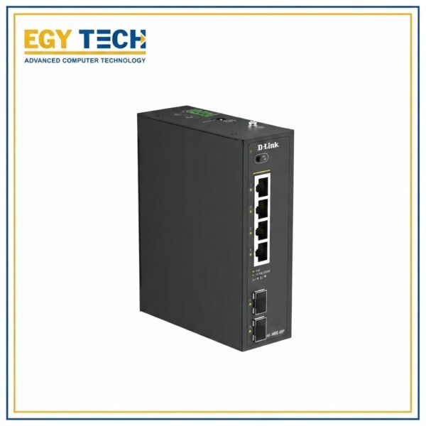 D-Link / DIS-100G-06P / 4 Port Gigabit ( 4 POE – 120 Watt ) + 2 SFP Gigabit Industrial Switch