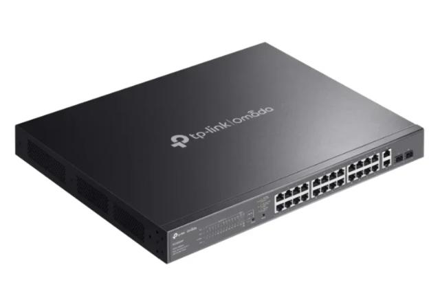 tp link / es228gmp / omada 24 port gigabit poe ( 24 poe – 384 watt ) & 2× ge rj45 ports + 2× ge sfp ports easy managed switch tp link / es228gmp / omada 24 port gigabit poe ( 24 poe – 384 watt ) & 2× ge rj45 ports + 2× ge sfp ports easy managed switch
