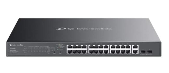 tp link / es228gmp / omada 24 port gigabit poe ( 24 poe – 384 watt ) & 2× ge rj45 ports + 2× ge sfp ports easy managed switch tp link / es228gmp / omada 24 port gigabit poe ( 24 poe – 384 watt ) & 2× ge rj45 ports + 2× ge sfp ports easy managed switch