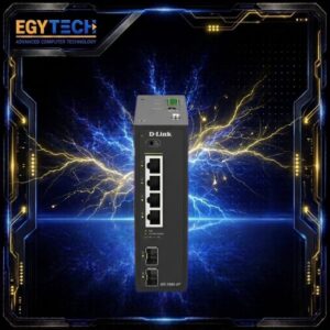 D-Link / DIS-100G-06P / 4 Port Gigabit ( 4 POE – 120 Watt ) + 2 SFP Gigabit Industrial Switch