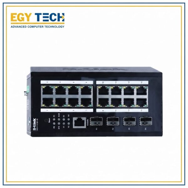 D-Link / DGS-F3016P-4S / 8 Port Gigabit ( 16 POE – 240 Watt ) + 4 SFP + 1 Console Port Layer 2 Gigabit Outdoor Managed Industrial Switch