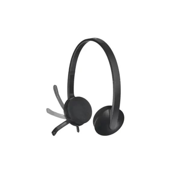 Logitech H340 Corded USB Headset 981-000475 - Black