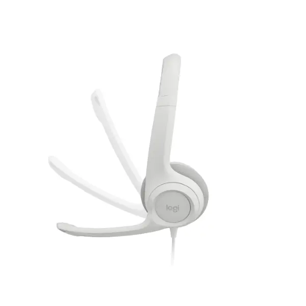 Logitech H390 USB Computer Headset 981-001286 - Off White