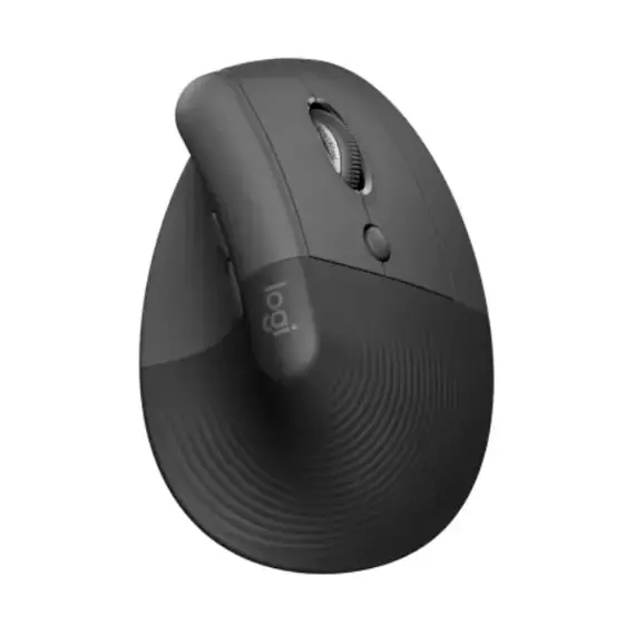 Logitech Lift Vertical Ergonomic Wireless Mouse 006473-910 Graphite