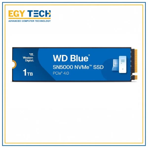 WD Blue SN5000 1TB SSD, NVMe SSD, Internal SSD, PCIe Gen 4.0, up to 5,150 MB/s read speeds