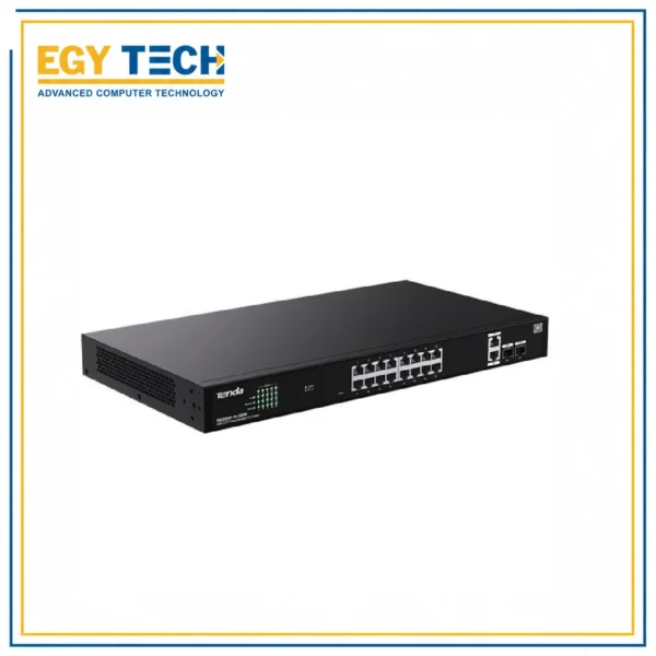 TEG2220P-16-250W 18-Port Gigabit Ethernet 2-Port SFP Cloud Managed PoE Switch, 250W Power Output, 30W Per Port, Web and App Management