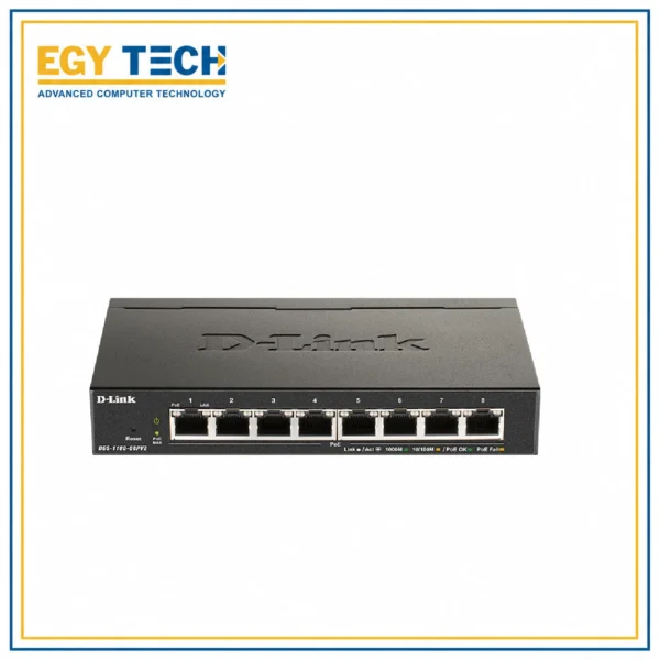 D-Link 8 Port ( 8 POE – 64 W ) Gigabit Smart Switch / DGS-1100-08PV2