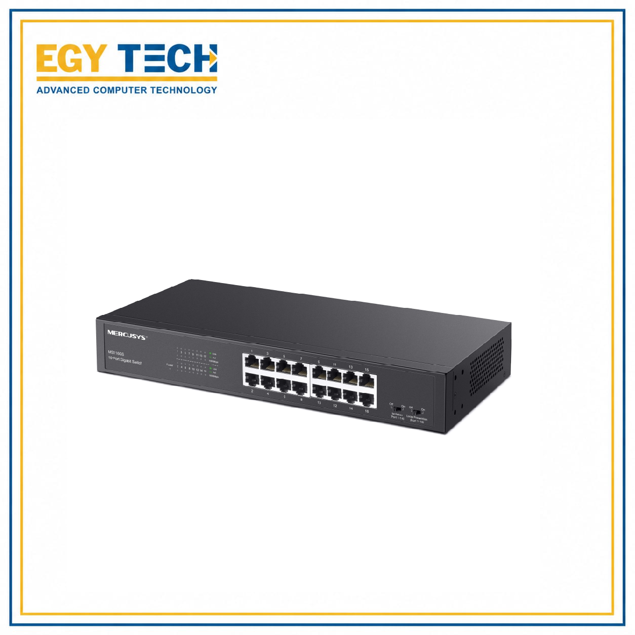 MERCUSYS / MS116GS / 16 Port Gigabit Rackmount Switch