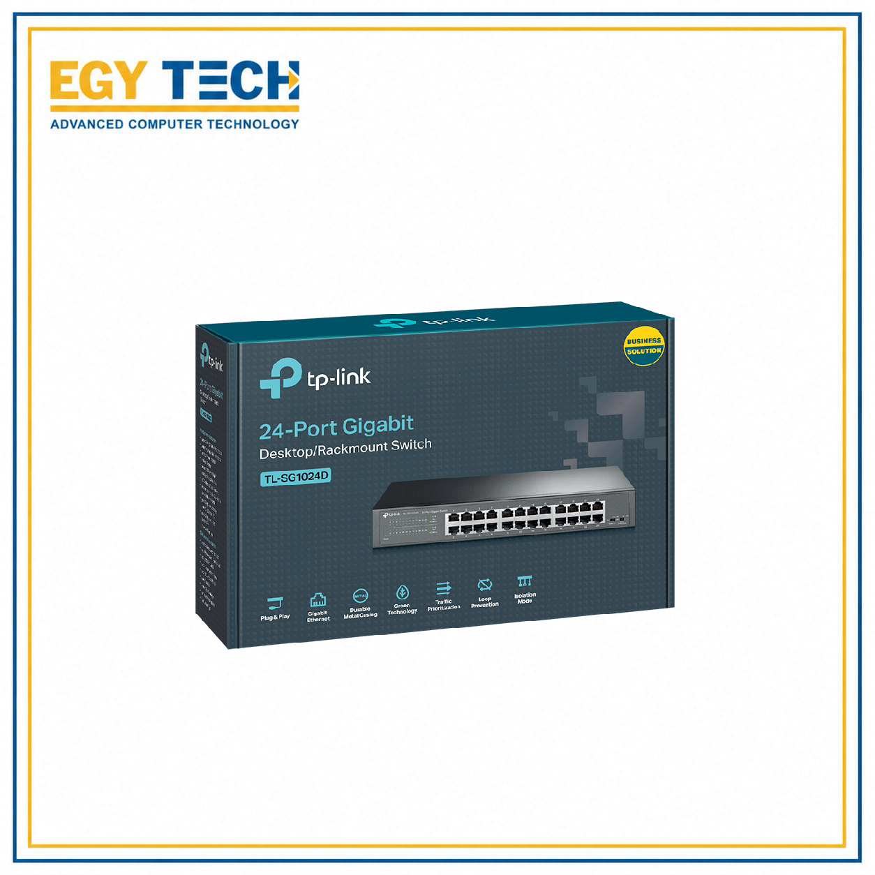 TP-LINK 24 Port Gigabit Rackmount Switch / TL-SG1024D