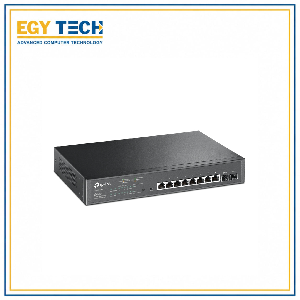Omada 8-Port Gigabit Easy Managed Switch with 8-Port PoE+ES208GP