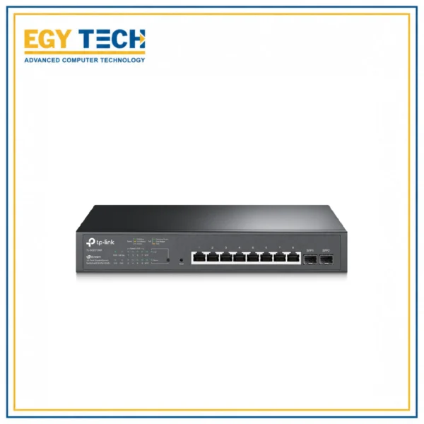 TP-Link / TL-SG2210MP / JetStream 8 Port Gigabit ( 8 POE + 150 Watt ) + 2 SFP*1GE Smart Switch