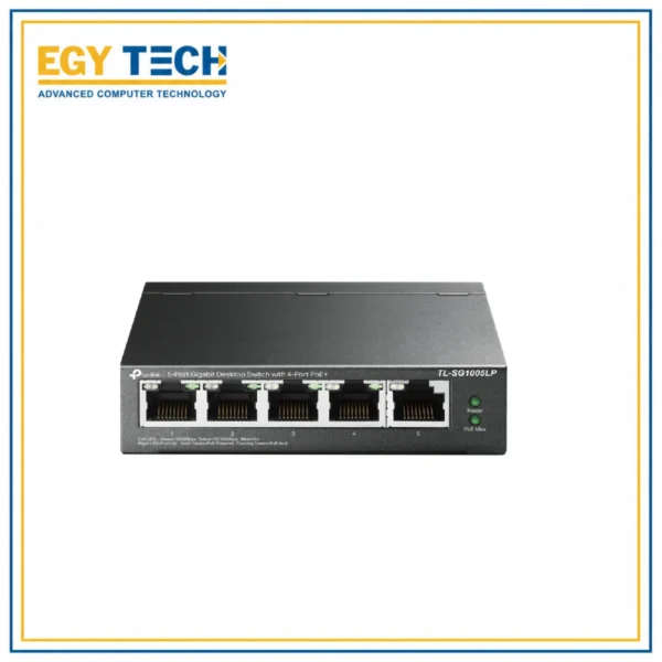 TP-Link / TL-SG1005LP / 5 Port Gigabit ( 4 POE – 40W ) Desktop Switch