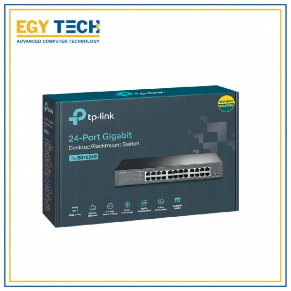TP-LINK 24 Port Gigabit Rackmount Switch / TL-SG1024D