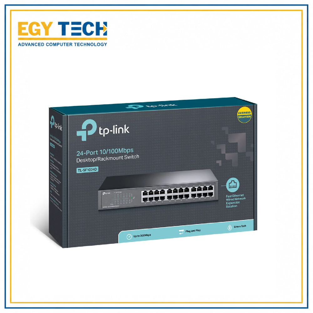 TP-Link 24 Port 10/100 Rackmount / TL-SF1024D