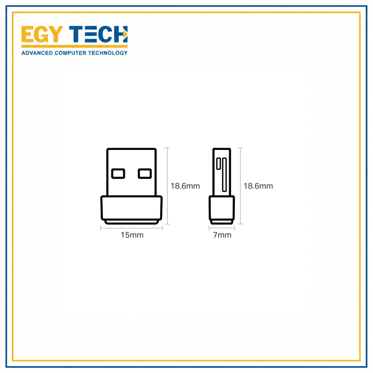 Tp-Link Dual Band Usb WIFI Adaptor Ac600 Archer T2U Nano - Image 3
